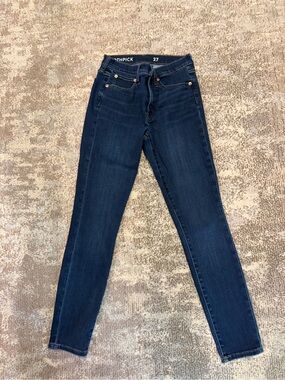 J. Crew Dark Blue Toothpick Skinny Jeans